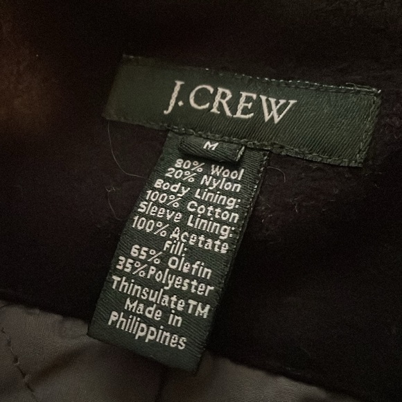 🧥 Big Coat Sale! 🧥 J. Crew Black Wool Pea Coat - Picture 9 of 10